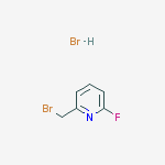 2-(bromomethyl)-6-fluoropyridine;hydrobromide molecular structure