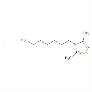 Thiazolium, 3-heptyl-2,4-dimethyl-, iodide