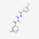 1-(1-adamantyl)-3-[(e)-(5-chlorothiophen-2-yl)methylideneamino]thiourea