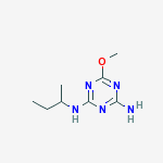N-BUTAN-2-YL-6-METHOXY-1,3,5-TRIAZINE-2,4-DIAMINE