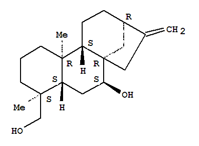 Kaur-16-ene-7,18-diol,(4b,7b)- molecular structure