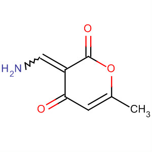 2H-Pyran-2,4(3H)-dione, 3-(aminomethylene)-6-methyl- molecular structure