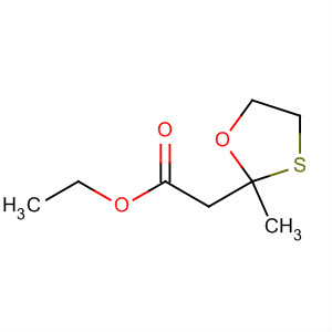 1,3-Oxathiolane-2-acetic acid, 2-methyl-, ethyl ester molecular structure