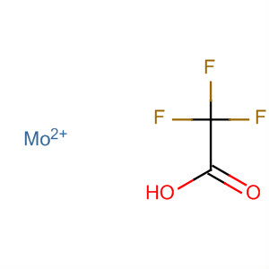 Acetic acid, trifluoro-, molybdenum(2+) salt molecular structure