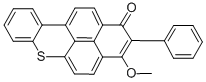 3-methoxy-2-phenyl-1H-naphtho[2,1,8-mna]thioxanthen-1-one