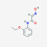 (2E)-N-(2-ethoxyphenyl)-2-(hydroxyimino)ethanamide molecular structure