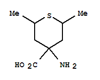 2H-Thiopyran-4-carboxylicacid, 4-aminotetrahydro-2,6-dimethyl-