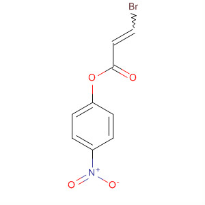 2-Propenoic acid, 3-bromo-, 4-nitrophenyl ester molecular structure