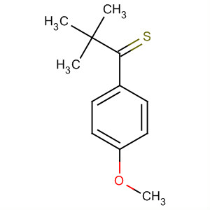 1-Propanethione, 1-(4-methoxyphenyl)-2,2-dimethyl- molecular structure