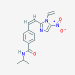 4-[(z)-2-(1-ethenyl-5-nitroimidazol-2-yl)ethenyl]-n-propan-2-ylbenzamide