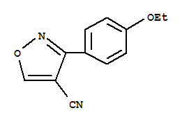 4-ISOXAZOLECARBONITRILE,3-(4-ETHOXYPHENYL)-