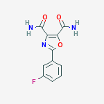 4,5-OXAZOLEDICARBOXAMIDE,2-(3-FLUOROPHENYL)-