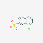 8-Chloro-2-naphthalenesulfonic acid molecular structure