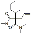 N,N,N,N-Tetramethyl-2-(1-methylbutyl)-2-(2-propenyl)propanediamide molecular structure