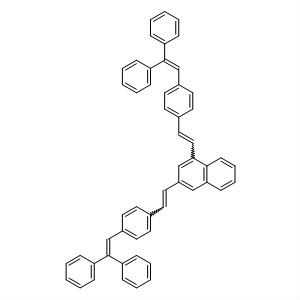 Naphthalene, 1,3-bis[2-[4-(2,2-diphenylethenyl)phenyl]ethenyl]- molecular structure