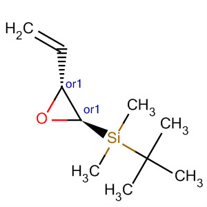 Silane, (1,1-dimethylethyl)[(2R,3R)-3-ethenyloxiranyl]dimethyl-, rel- molecular structure