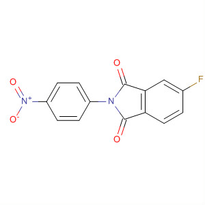 1H-Isoindole-1,3(2H)-dione, 5-fluoro-2-(4-nitrophenyl)- molecular structure