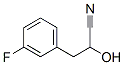 Benzenepropanenitrile, 3-fluoro-a-hydroxy- molecular structure