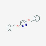3,6-bis(phenylmethoxy)pyridazine molecular structure