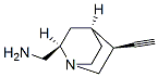 1-[(2R,4S,5S)-5-ethynyl-1-azabicyclo[2.2.2]oct-2-yl]methanamine molecular structure