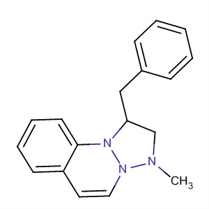 1H-[1,2,3]Triazolo[1,2-a]cinnoline,2,3-dihydro-3-methyl-1-(phenylmethyl)- molecular structure