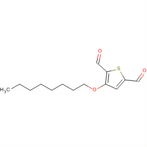 2,5-Thiophenedicarboxaldehyde, 3-(octyloxy)- molecular structure