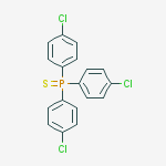 Phosphine sulfide, tris(4-chlorophenyl)- molecular structure