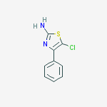 2-Thiazolamine, 5-chloro-4-phenyl- molecular structure