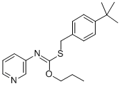 S-((4-(1,1-Dimethylethyl)phenyl)methyl) O-propyl 3-pyridinylcarbonimidothioate