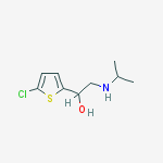 1-(5-chlorothiophen-2-yl)-2-(propan-2-ylamino)ethanol