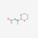 2-Butenal, 3-(1,3-dioxan-2-yl)-, (E)- molecular structure