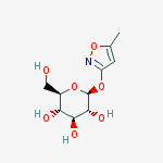 beta-D-Glucopyranoside, 5-methyl-3-isoxazolyl molecular structure