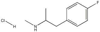 DL-4-FLUOROMETHAMPHETAMINE HYDROCHLORIDE molecular structure
