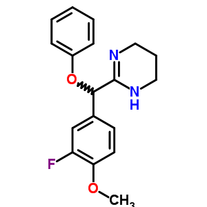 3,4,5,6-Tetrahydro-2-(3-fluoro-4-methoxy-α-phenoxybenzyl)pyrimidine