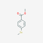 Benzoic acid, 4-(methylseleno)-, methyl ester molecular structure