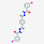 N',N''-[benzene-1,4-diyldi(E)methylylidene]bis(3-iodobenzohydrazide)