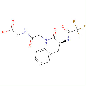 Glycine, N-[N-[N-(trifluoroacetyl)-L-phenylalanyl]glycyl]- molecular structure