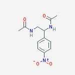 Acetamide, N,N'-[1-(4-nitrophenyl)-1,2-ethanediyl]bis- molecular structure