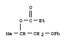 1-phenoxypropan-2-yl propanoate molecular structure