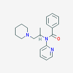 N-(1-piperidin-1-ylpropan-2-yl)-n-pyridin-2-ylbenzamide molecular structure