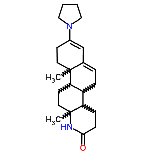 10a,12a-dimethyl-8-(pyrrolidin-1-yl)-3,4,4a,4b,5,9,10,10a,10b,11,12,12a-dodecahydronaphtho[2,1-f]quinolin-2(1H)-one