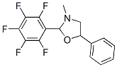 3-Methyl-2-(pentafluorophenyl)-5-phenyloxazolidine molecular structure
