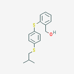 Benzenemethanol, 2-[[4-[(2-methylpropyl)thio]phenyl]thio]-