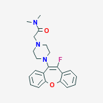 2-[4-(11-fluorodibenzo[b,f]oxepin-10-yl)piperazin-1-yl]-N,N-dimethylacetamide