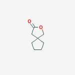 2-OXASPIRO(4,4)NONAN-3-ONE molecular structure