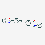 Benzamide, 4-[2-[4-(2-benzoxazolyl)phenyl]ethenyl]-N-phenyl-