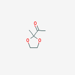 Ethanone, 1-(2-methyl-1,3-dioxolan-2-yl)- molecular structure
