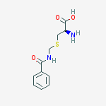 L-Cysteine, S-[(benzoylamino)methyl]- molecular structure