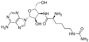 3-[(N6-Aminocarbonyl-L-lysyl)amino]-3-deoxyadenosine