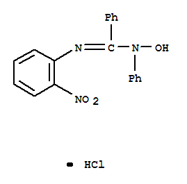 N-hydroxy-N'-(2-nitrophenyl)-N-phenylbenzenecarboximidamide molecular structure